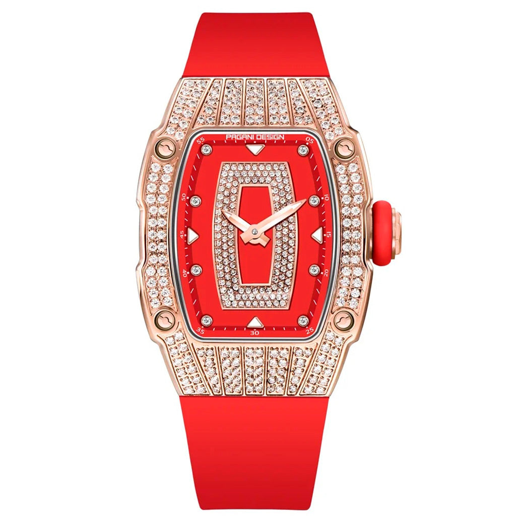 Women's Watch Pagani Design Marigold Red Gold - Finishing