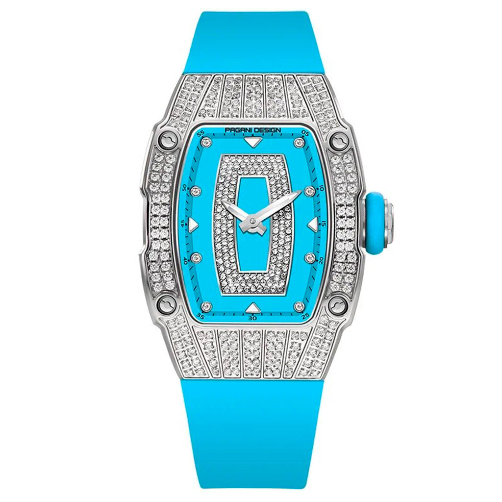 Women's Watch Pagani Design Marigold Blue Silver - Finishing