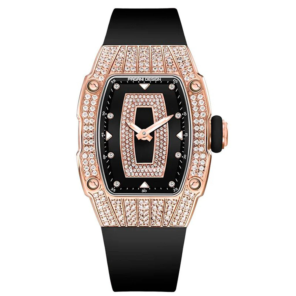 Women's Watch Pagani Design Marigold Black Gold - Finishing