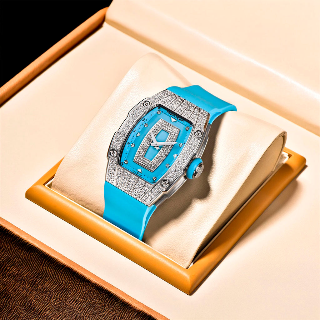 Women's Watch Pagani Design Marigold Blue Silver - On the wrist
