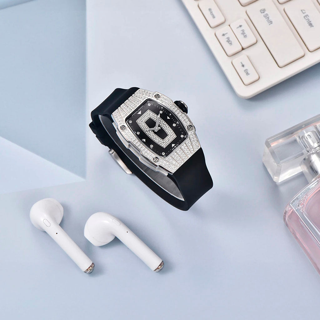 Women's Watch Pagani Design Marigold Black Silver - On the wrist