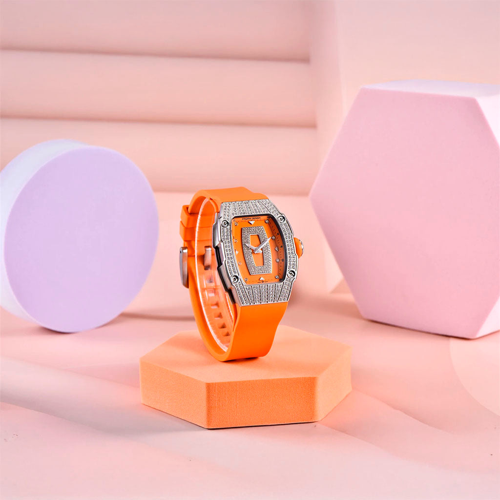 Women's Watch Pagani Design Marigold Orange Silver - Technical detail