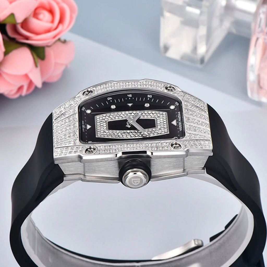 Women's Watch Pagani Design Marigold Black Silver - Case and bracelet