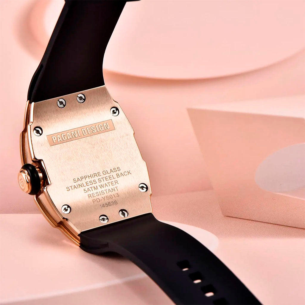 Women's Watch Pagani Design Marigold Black Gold - Presentation