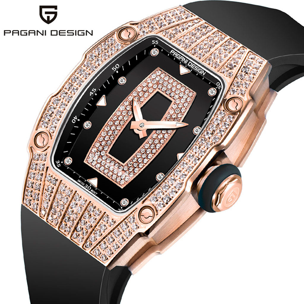 Women's Watch Pagani Design Marigold Black Gold - Dial