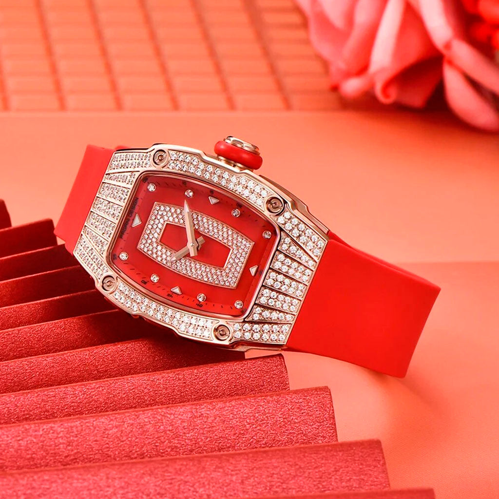 Women's Watch Pagani Design Marigold Red Gold - Technical detail