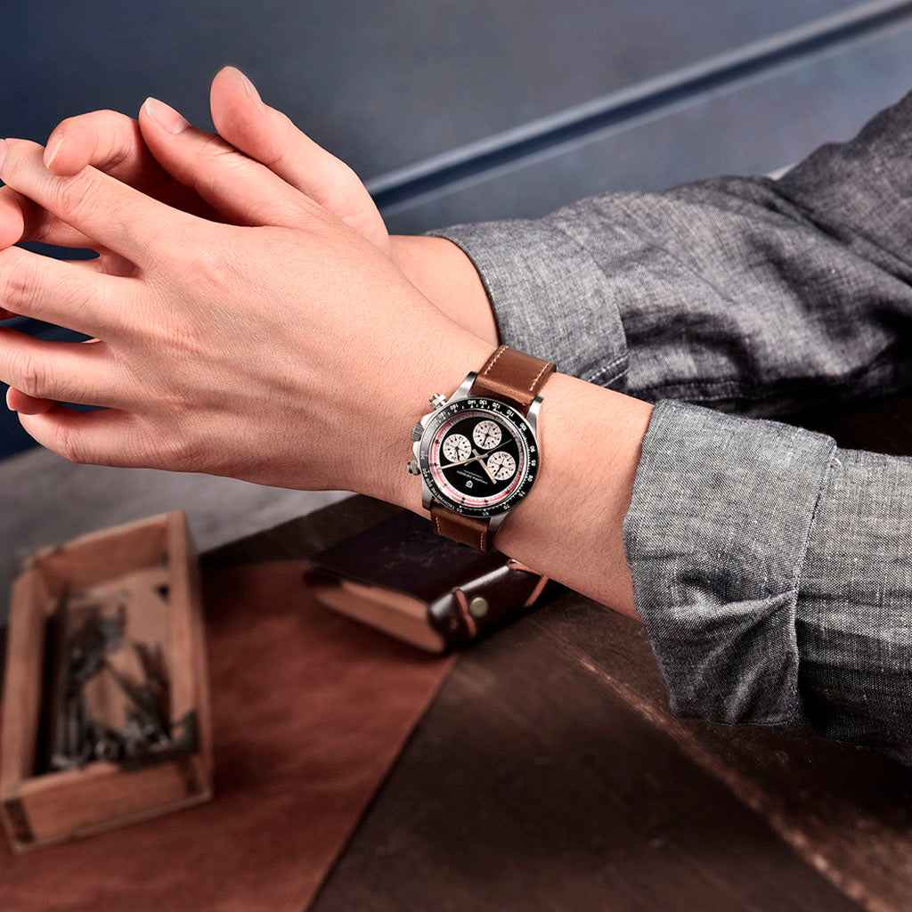 Pagani Design Montpellier Black Classic Edition - On the wrist