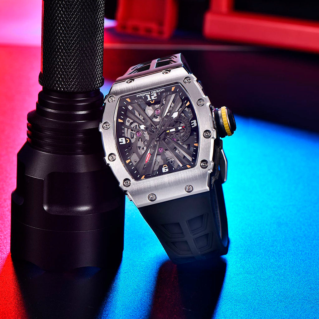 Pagani Design Monza Silver Black - On the wrist