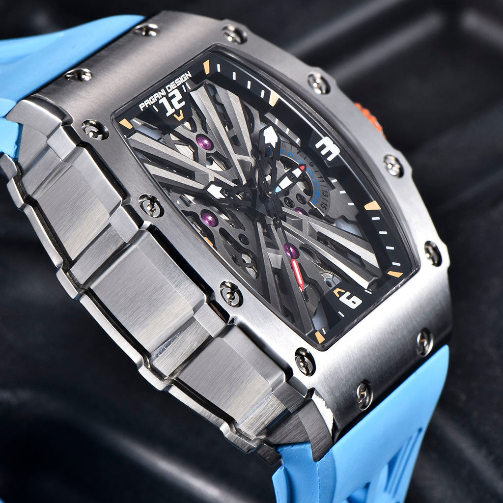 Pagani Design Monza Silver Blue - Dial