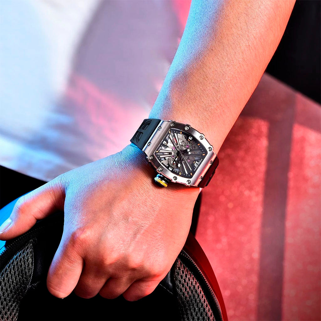 Pagani Design Monza Silver Black - Case and bracelet