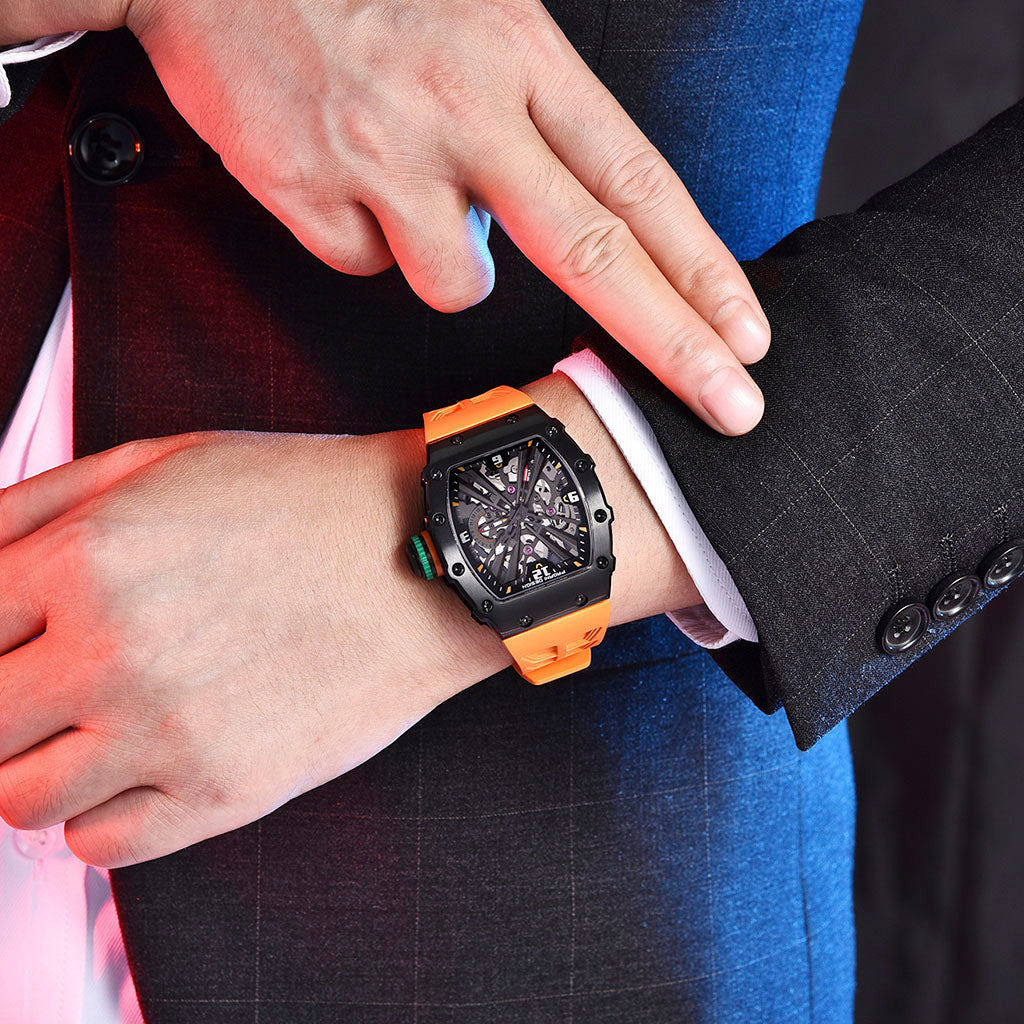 Pagani Design Monza Black Orange - Dial