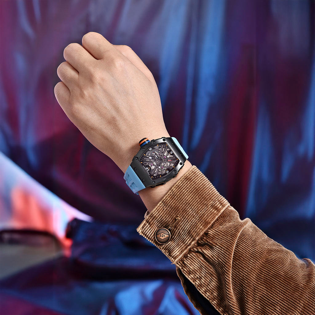 Pagani Design Monza Black Blue - Case and bracelet