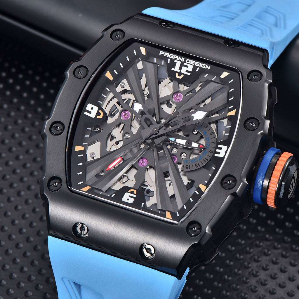 Pagani Design Monza Black Blue - On the wrist