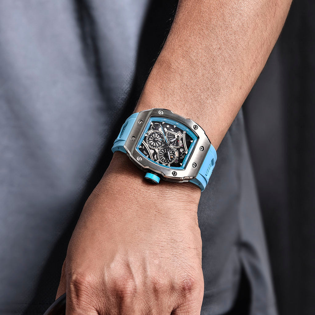 Pagani Design Nurburg Blue - Case and bracelet