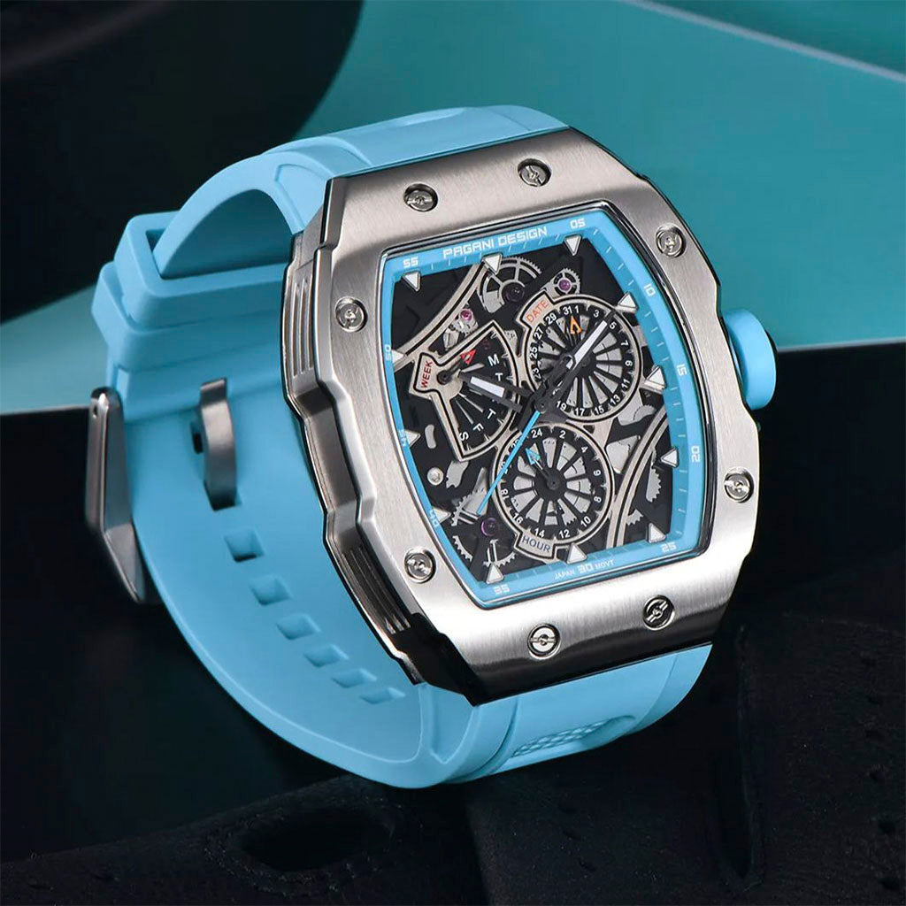 Pagani Design Nurburg Blue - Dial