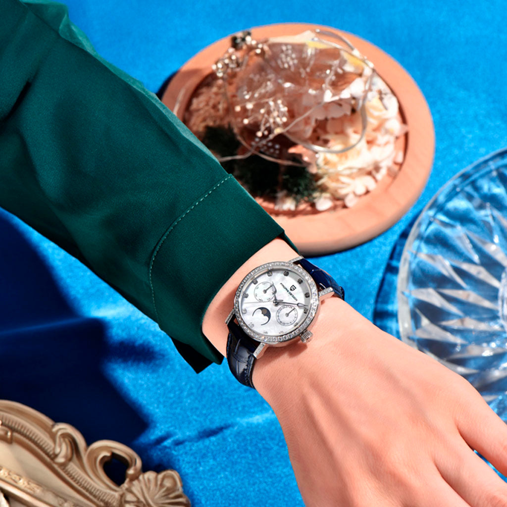 Women's Watch Pagani Design Orchid Blue - Case and bracelet