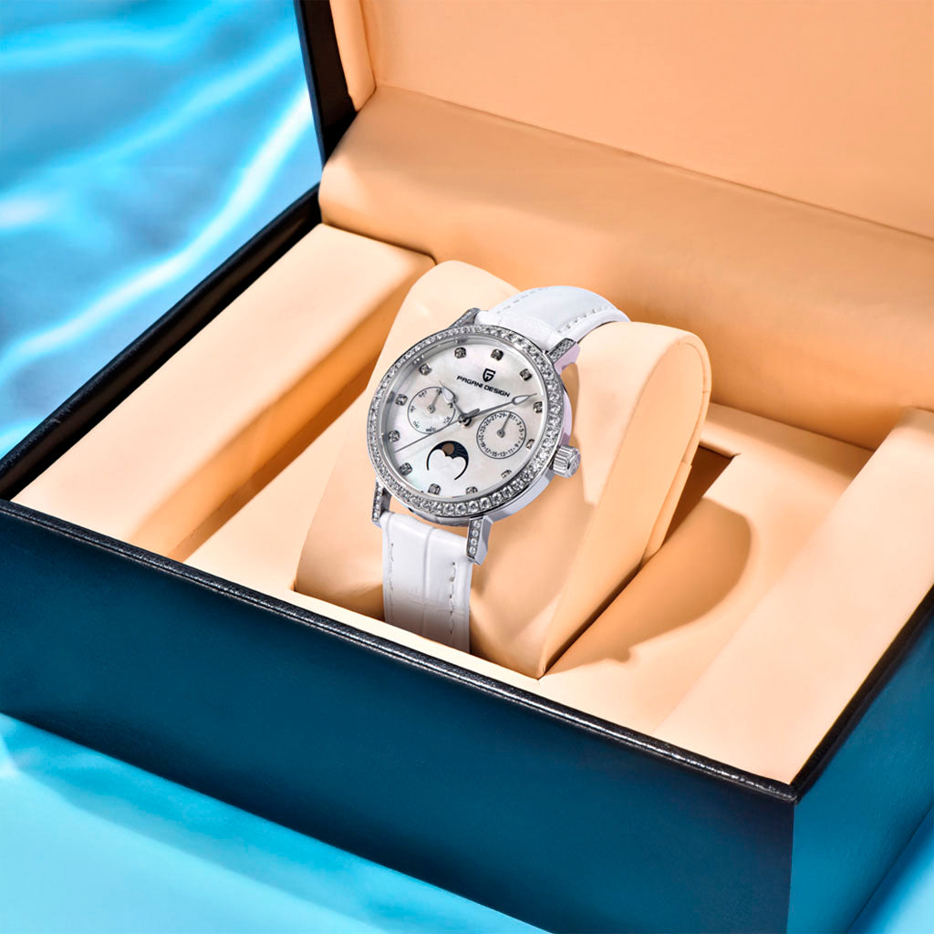 Women's Watch Pagani Design Orchid White - On the wrist