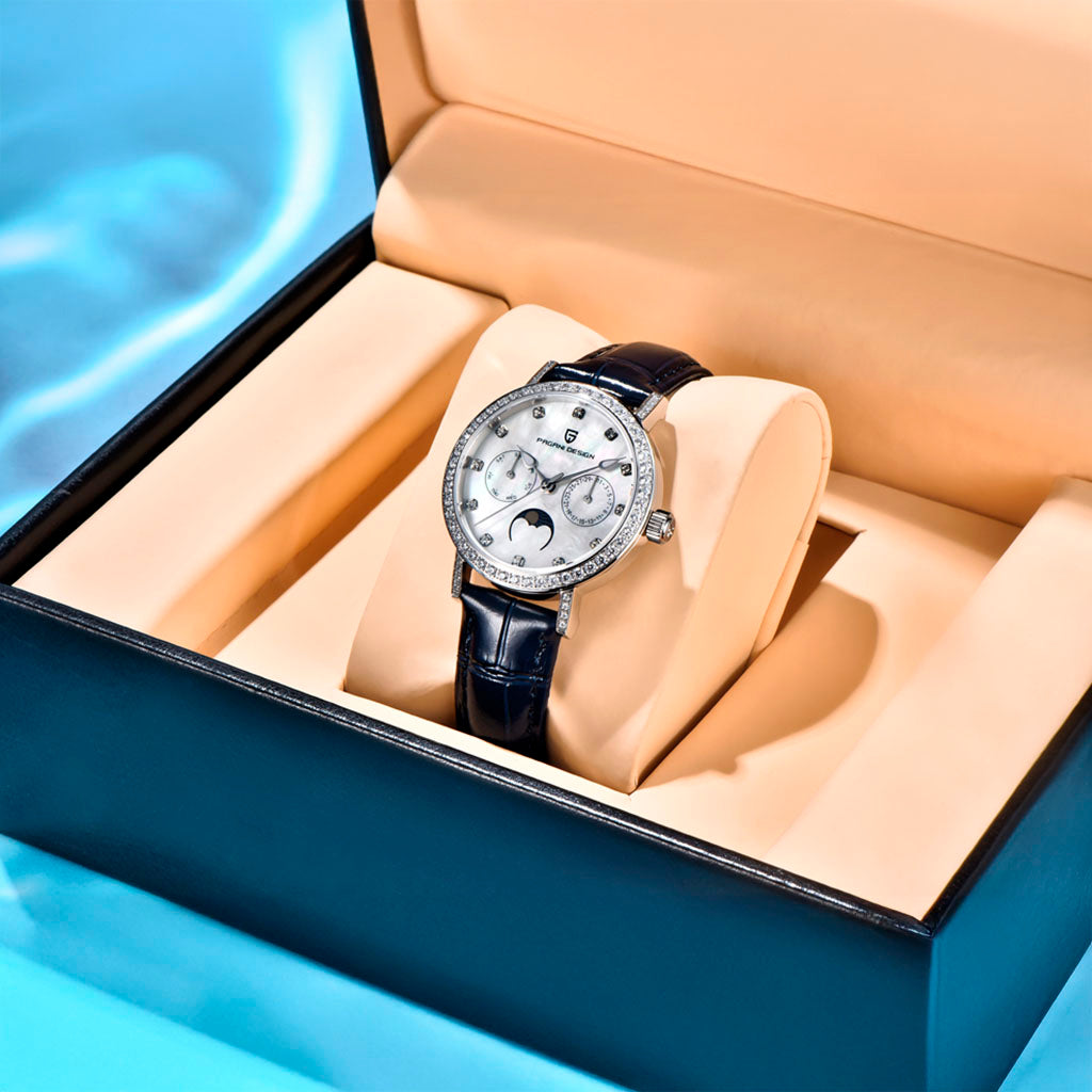 Women's Watch Pagani Design Orchid Blue - On the wrist