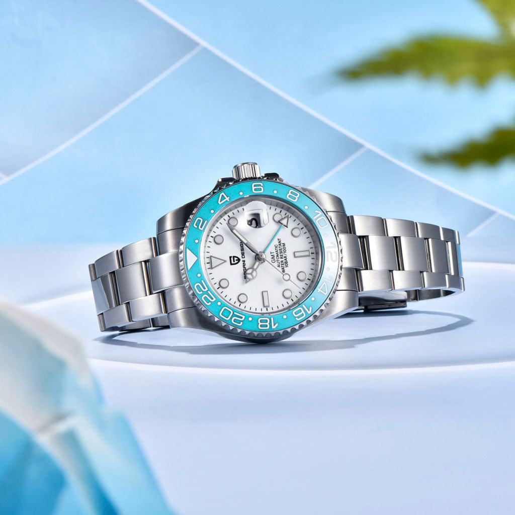 Pagani Design Pantheon Turquoise - On the wrist