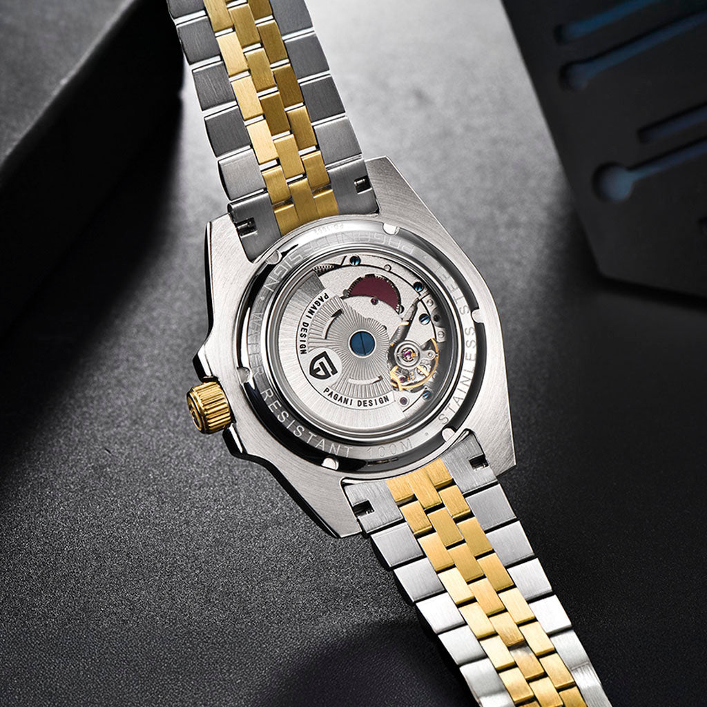 Pagani Design Pantheon Black Silver - Case and bracelet