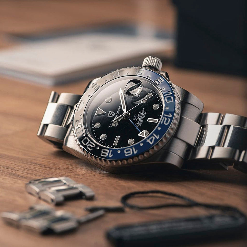 Pagani Design Pantheon Blue - On the wrist