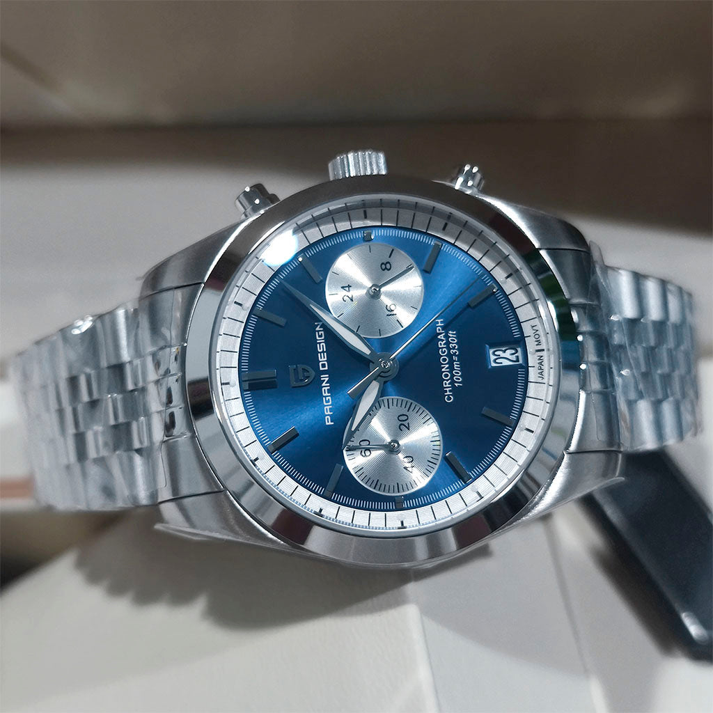 Pagani Design Pilot Blue - Case and bracelet