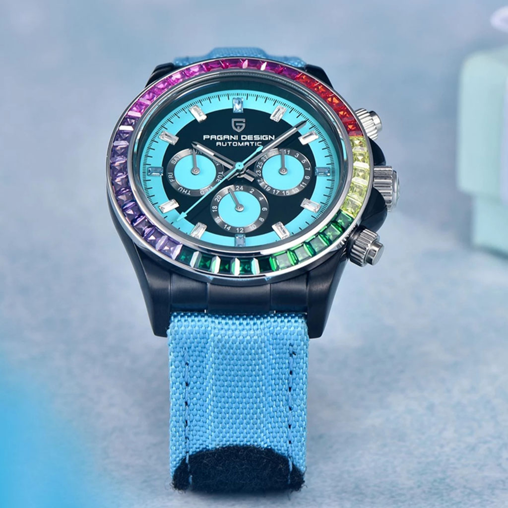 Pagani Design Riad Blue - On the wrist