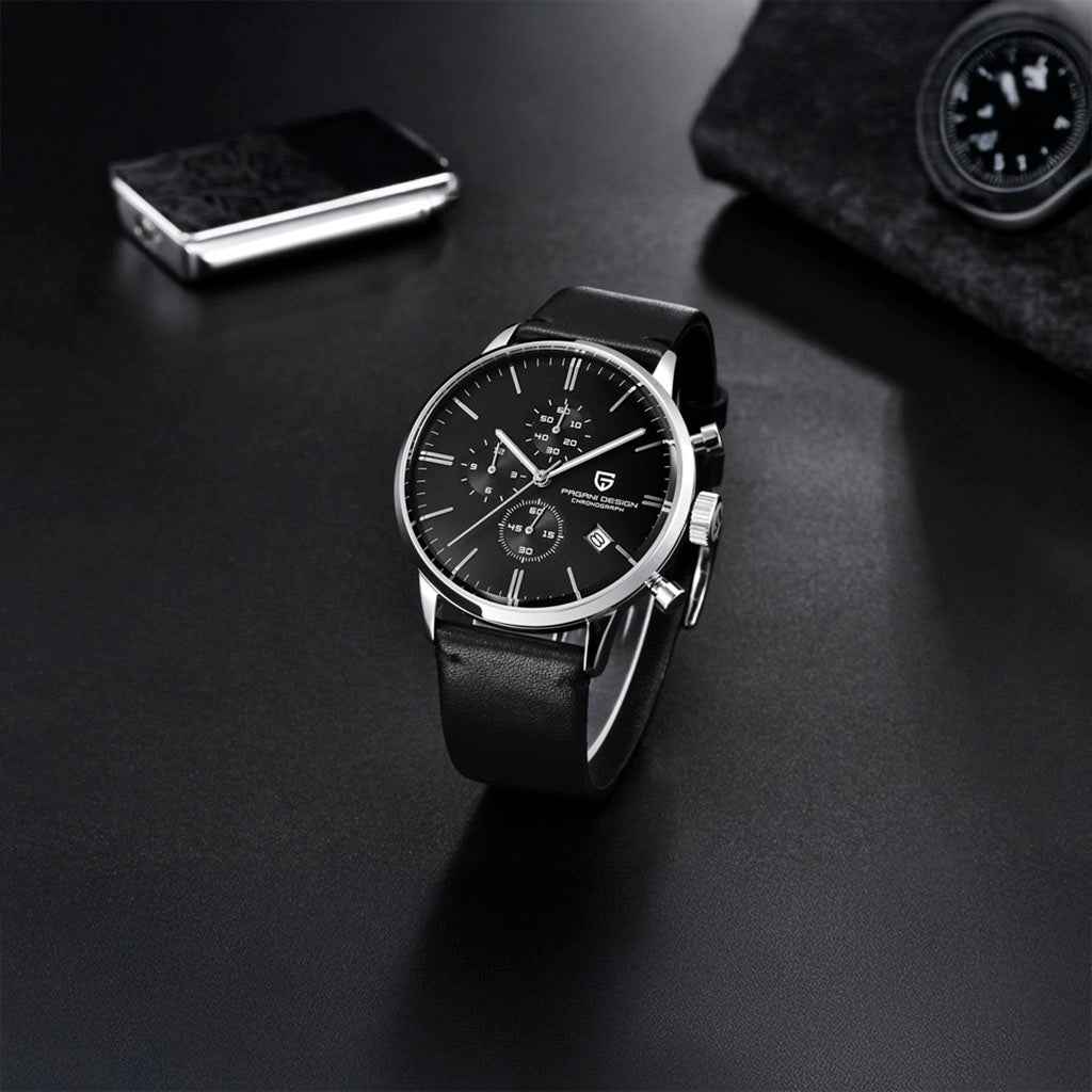 Pagani Design Rouen Silver Black Classic Edition - Dial