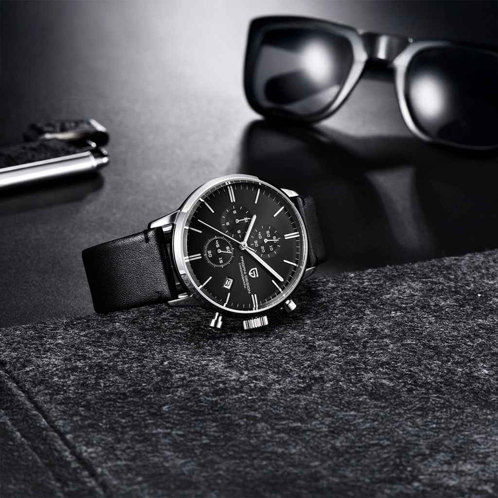 Pagani Design Rouen Silver Black Classic Edition - On the wrist