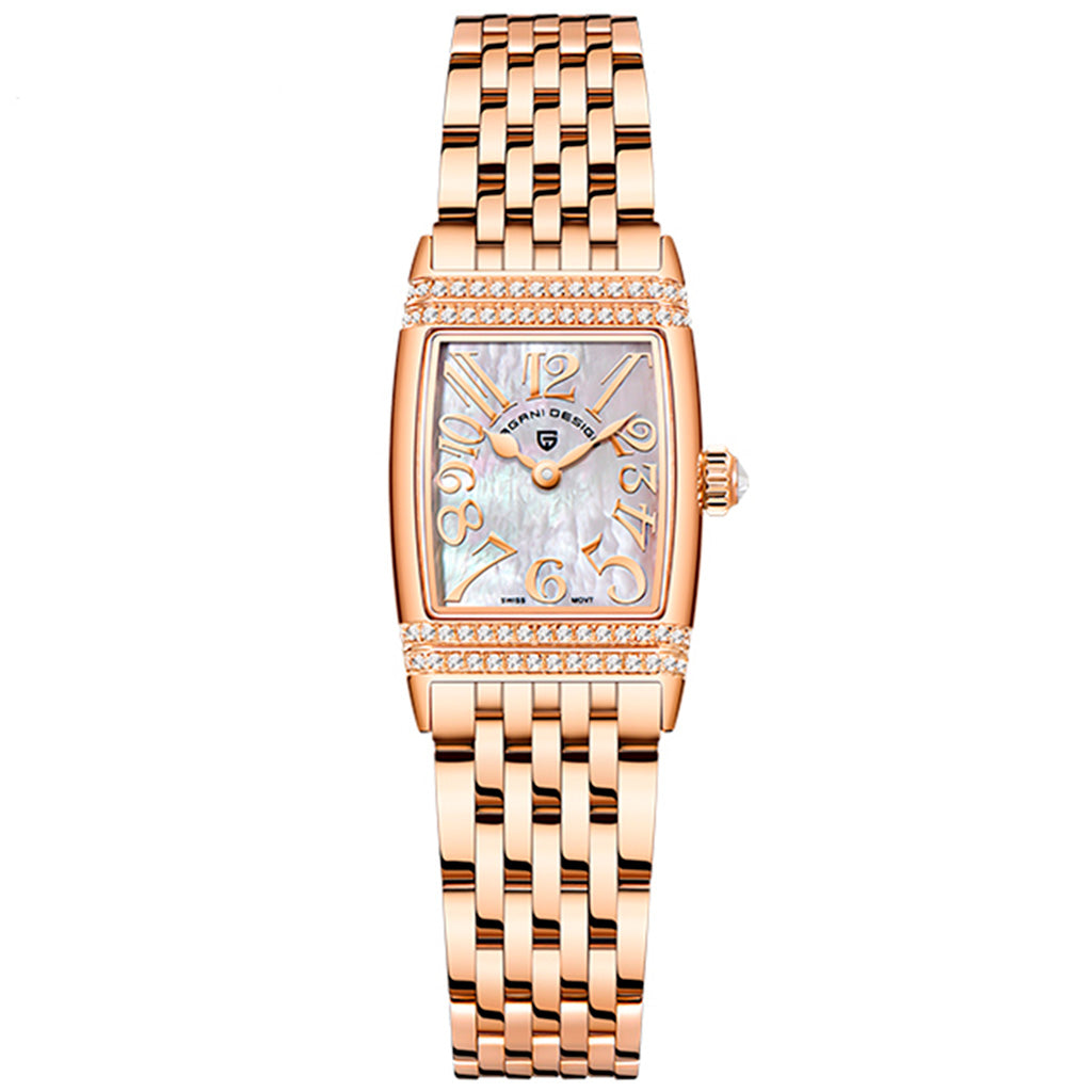 Women's Watch Pagani Design Sunflower Gold White - Finishing