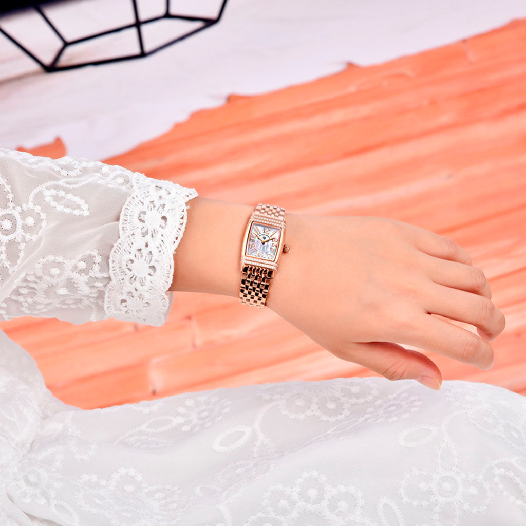 Women's Watch Pagani Design Sunflower Gold White - Technical detail