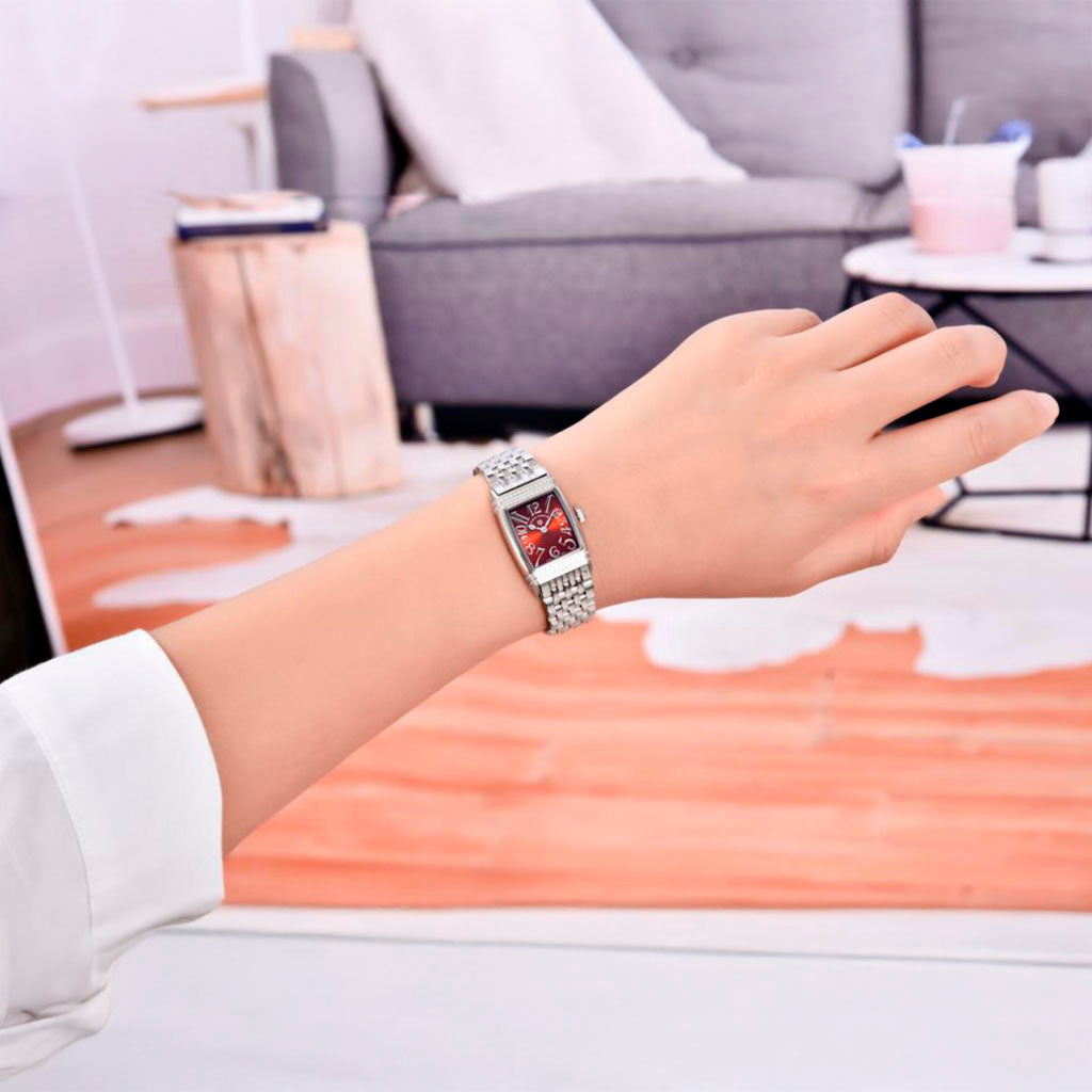 Women's Watch Pagani Design Sunflower Silver Red - Dial