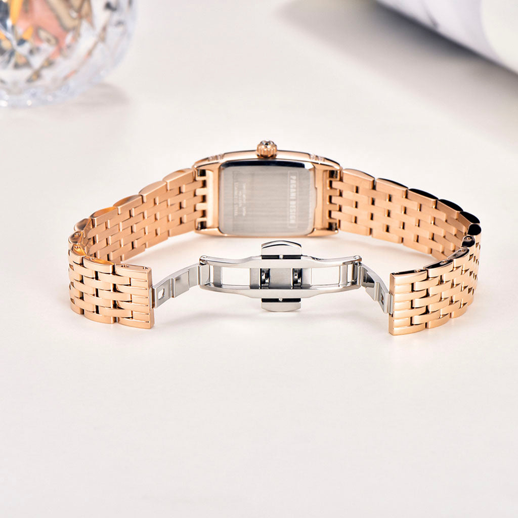 Women's Watch Pagani Design Sunflower Gold Nebula - On the wrist