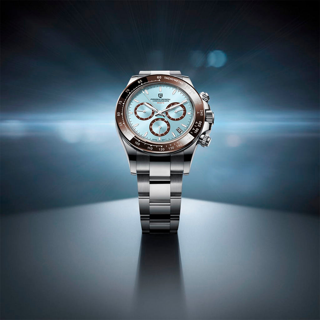 Pagani Design Veraci Brown and Blue - On the wrist