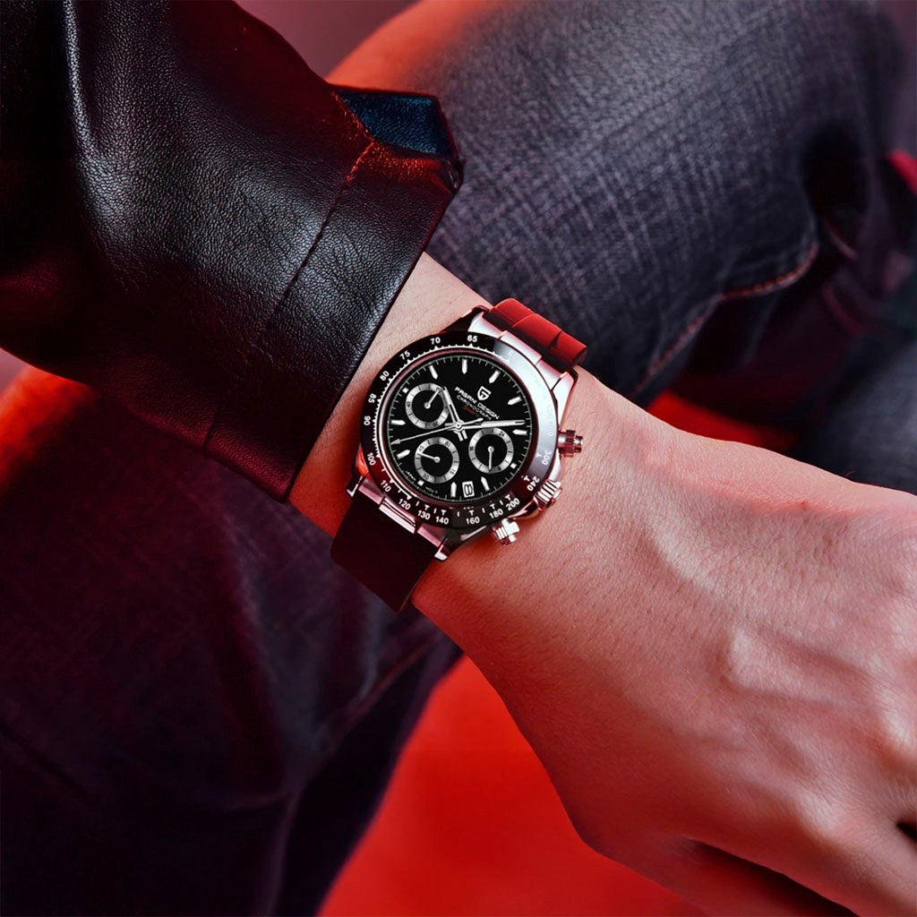 Pagani Design Veraci Black Silver Sport Edition - Case and bracelet