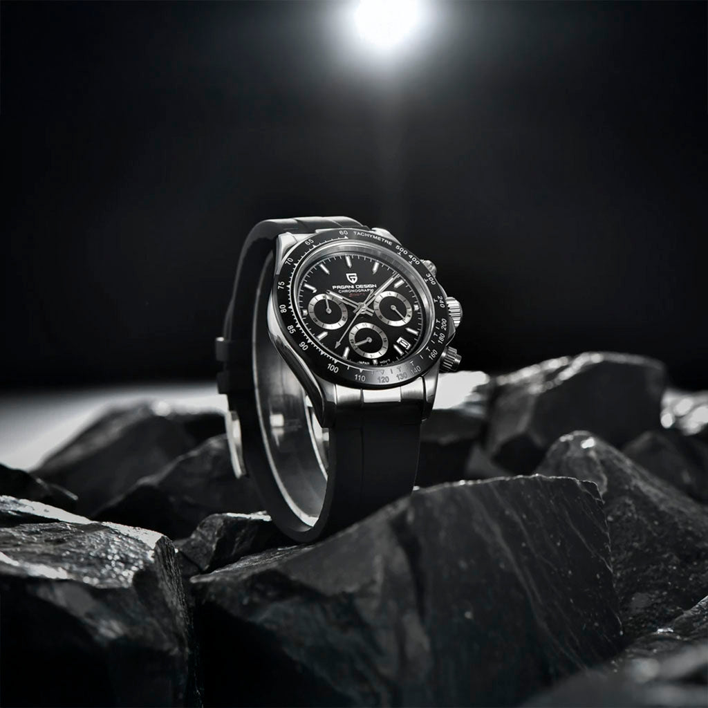 Pagani Design Veraci Black Silver Sport Edition - On the wrist