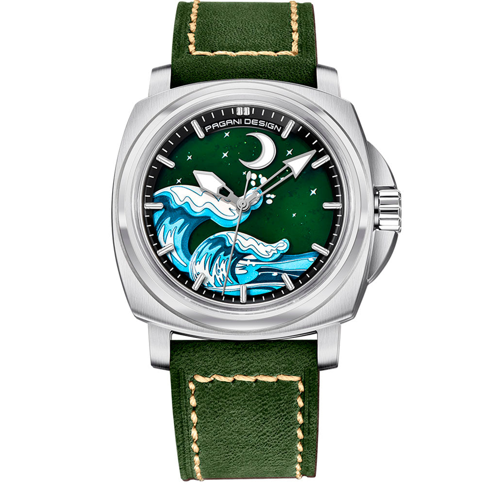Pagani Design Wave Silver Green - Finishing