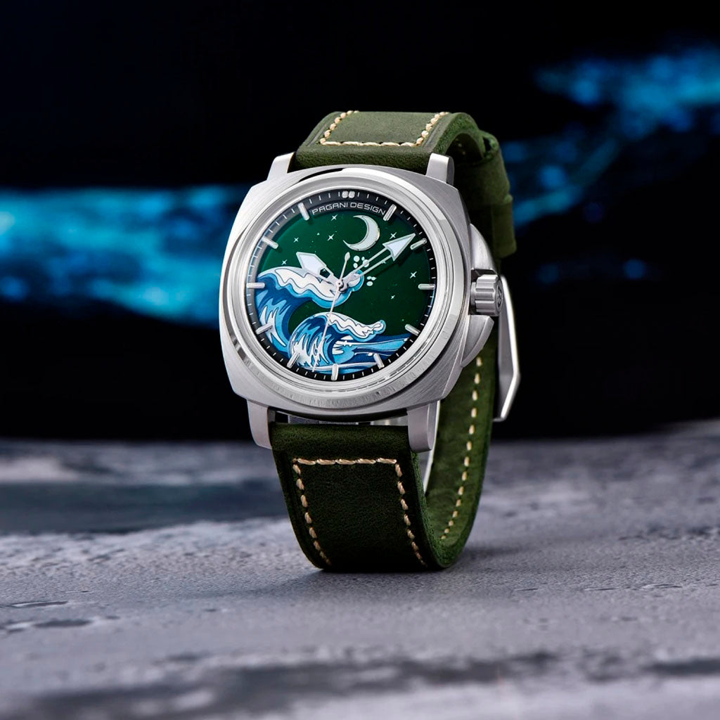 Pagani Design Wave Silver Green - Presentation