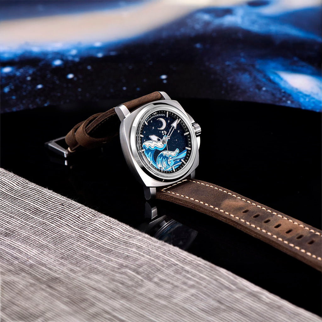 Pagani Design Wave Silver Brown - Technical detail