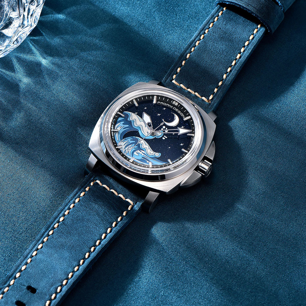 Pagani Design Wave Silver Blue - Presentation