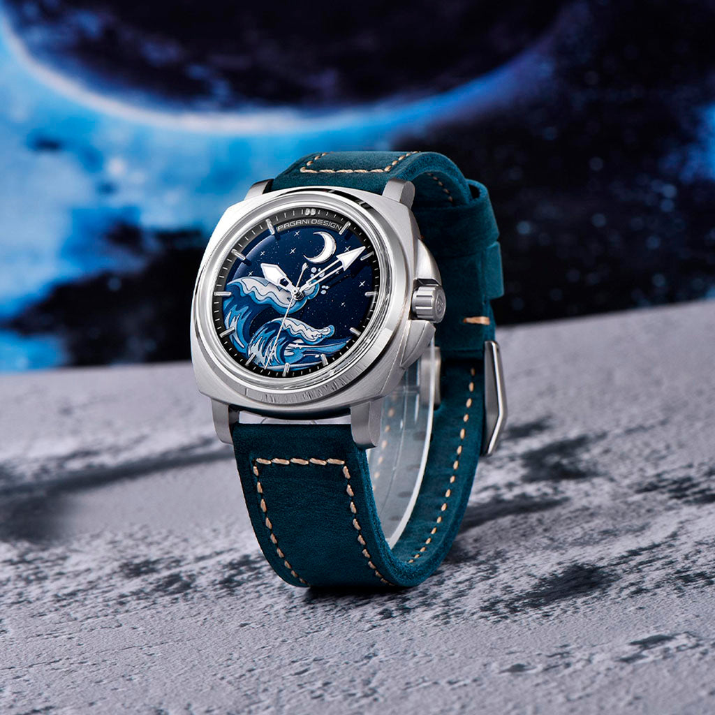 Pagani Design Wave Silver Blue - Technical detail