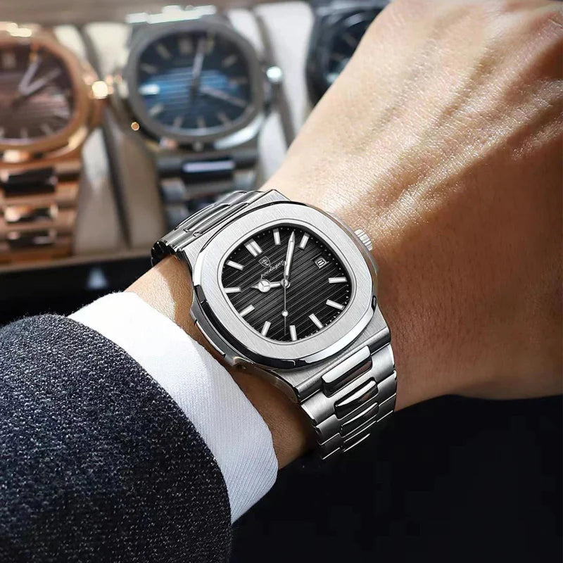 Poedagar Nautilus Black - On the wrist