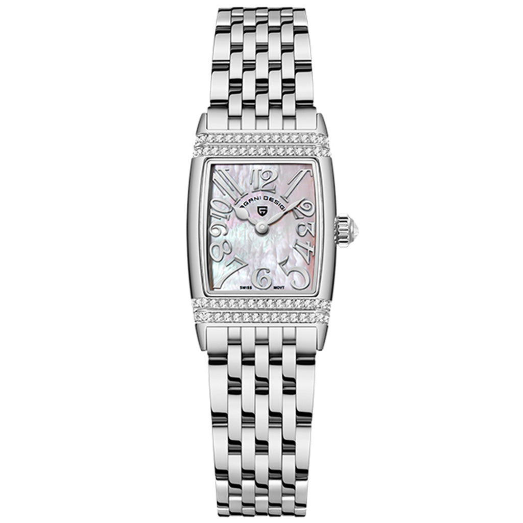 Women's Watch Pagani Design Sunflower Silver White - Finishing