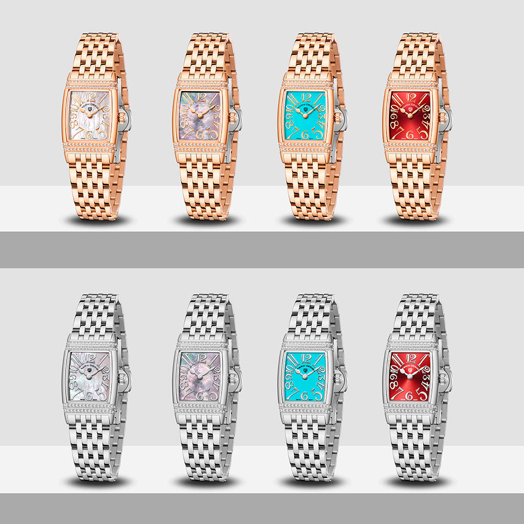 Women's Watch Pagani Design Sunflower Silver White - Presentation