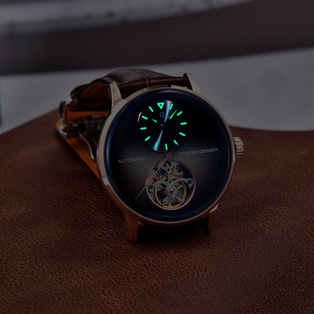 Pagani Design Tourbillon Gold Brown - Technical detail