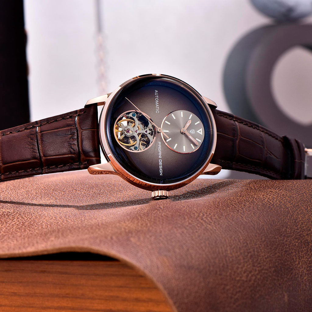 Pagani Design Tourbillon Gold Brown - Presentation