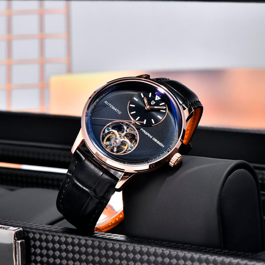 Pagani Design Tourbillon Gold Black - Case and bracelet