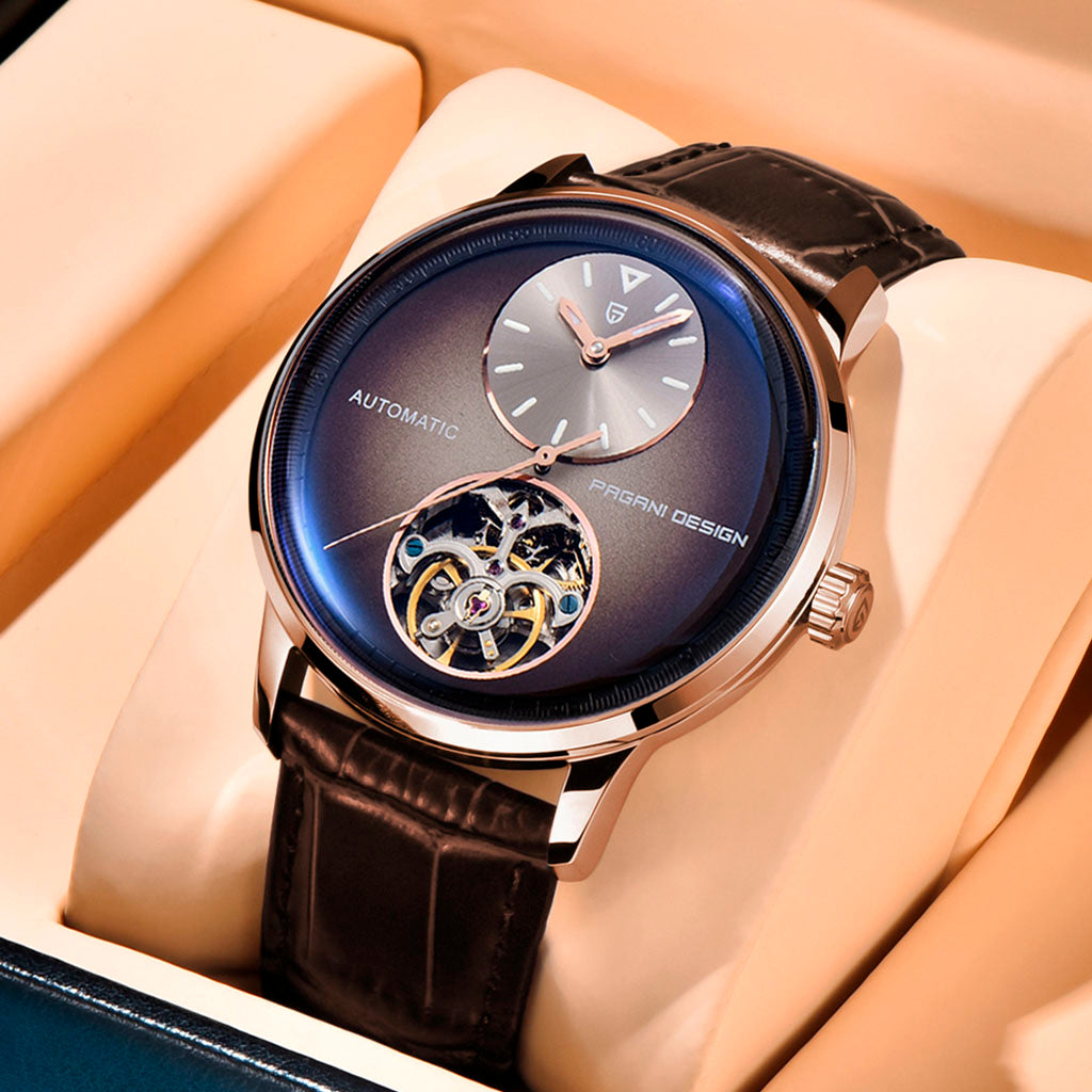 Pagani Design Tourbillon Gold Brown - On the wrist