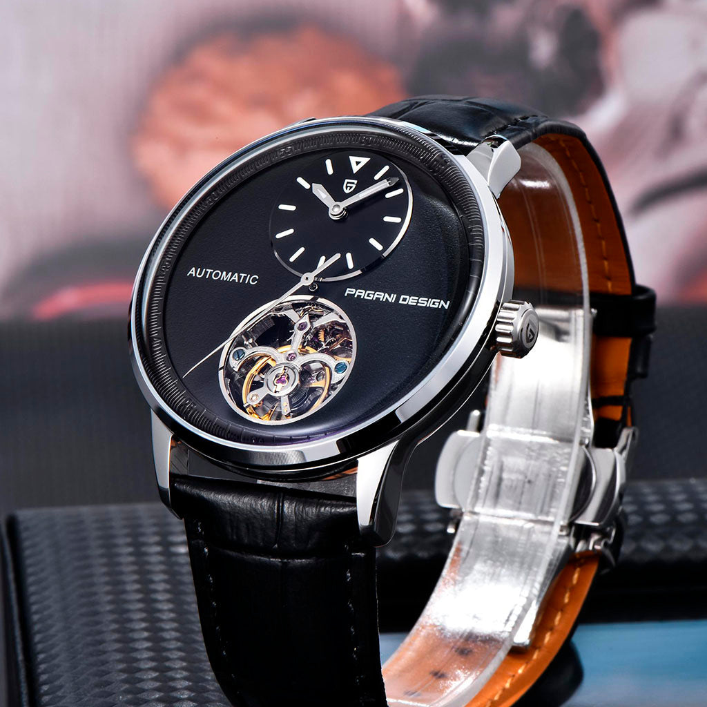 Pagani Design Tourbillon Silver Black - Presentation