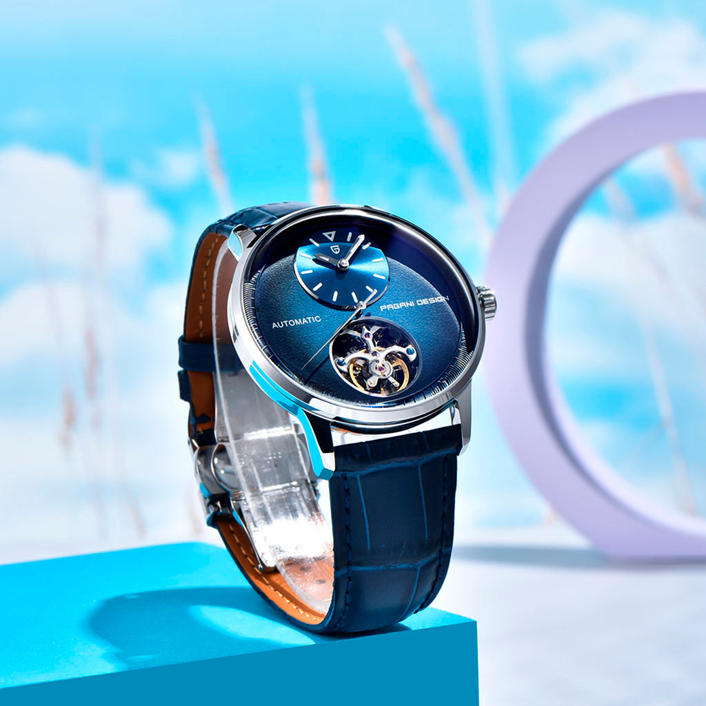 Pagani Design Tourbillon Blue - On the wrist